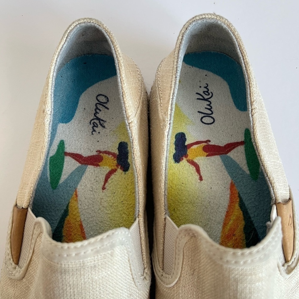 Olukai Kaula Pa'a Kapa Espadrilles Slip On Women's Size 6.5 - Picture 7 of 11